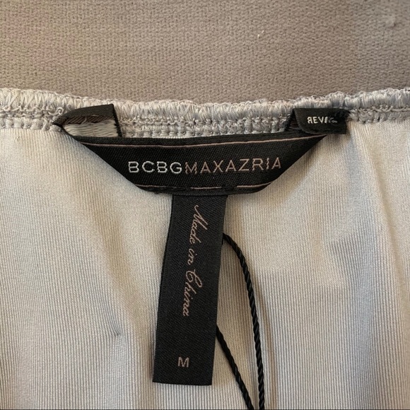 BCBGMaxAzria Grey Silver PAXTON Mini Skirt NWT B18/25 - Picture 4 of 10
